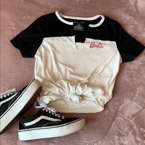 BARBIE baseball style tee